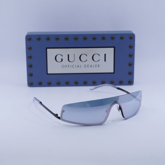 Final Price! Gucci GG1561S 004 Black/Smoke Mirror Sunglasses